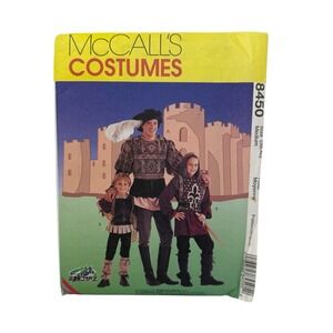 VTG -McCall's Medieval Costume Pattern #8450 - Size: Men's MED 38-40 - UNCUT-NOS